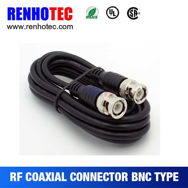 BNC Male to Male Hose Connectors Cable Assembly RF Magnetic